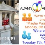 Magha Puja Day 2023 - Adam’s Apple Club Chiang Mai, Magha Puja is the second most important Buddhist festival วันมาฆบูชา