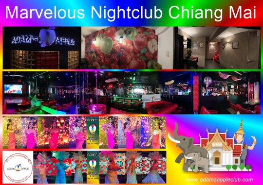 Marvelous Nightclub Chiang Mai Adams Apple Club. If you would like to see our show, you are welcome to visit us in our Marvelous Nightclub