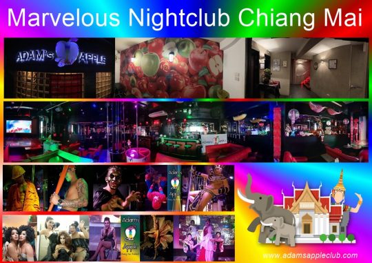 Marvelous Nightclub Chiang Mai Adams Apple Club. If you would like to see our show, you are welcome to visit us in our Marvelous Nightclub