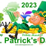 St Patrick's Day 2023 - Adam's Apple Club Chiang Mai. We wish all our friends around the world a Happy St Patrick's Day 2023