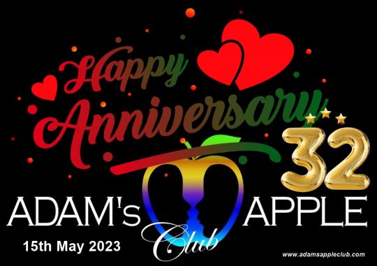 32nd Anniversary Adams Apple Club Chiang Mai, Thailand - we would love for you to celebrate this special anniversary with us