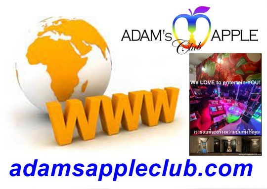 Our website on the internet - Our Adams Apple Club Chiang Mai homepage on the Internet is www.adamsappleclub.com