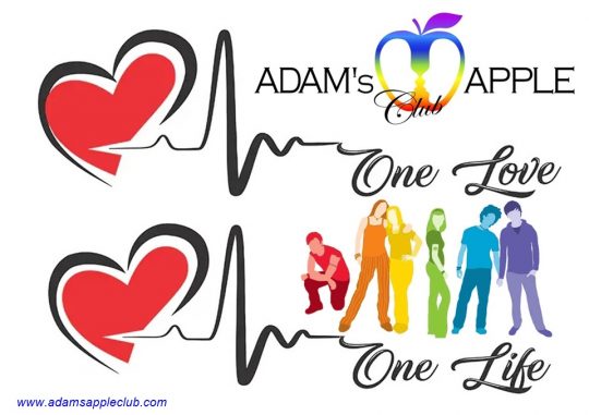 With you ... Without you ... Adams Apple Club Chiang Mai Thailand. Enjoy your life! Stand by your love! Enjoy your life with your love!