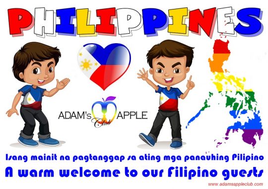 Filipino guests welcome - Adams Apple Club in Chiang Mai extends a warm welcome to all visitors from the Philippines!
