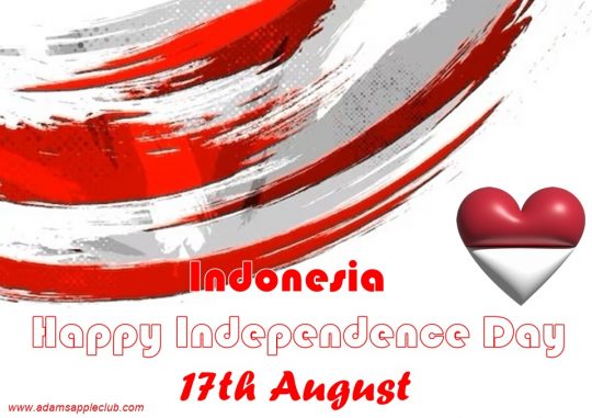 Independence Day Indonesia 2023 17th August! We wish all our friends from Indonesia a Happy Independence Day