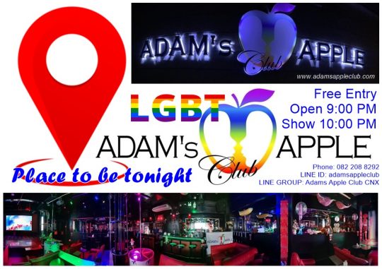 PLACE to be tonight ... The right place for tonight in Chiang Mai gay friendly Nightclub wit Live Show every night at 10 PM and Free Entry