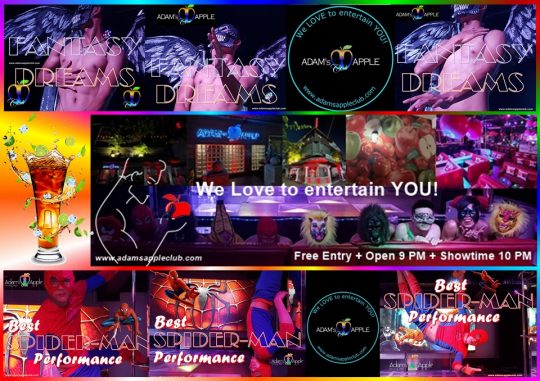 Enjoy a night of thrill and fun for everyone in our incredible Show Bar Adams Apple Club Chiang Mai, the atmosphere is modern and very cozy