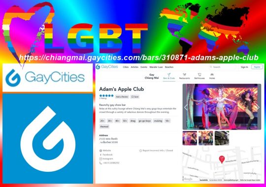 Please check out our updated profile from Adams Apple Club Chiang Mai on GayCities.