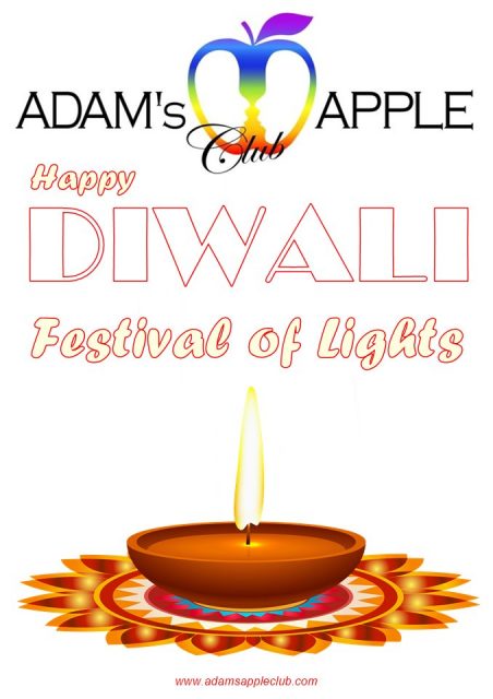 DIWALI 2023 Festival of Lights Adams Apple Club Chiang Mai. We wish all our Hindu friends around the world a Happy DIWALI festival 2023!