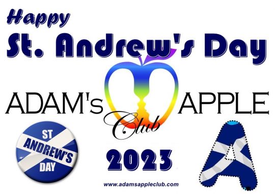 St Andrew's Day 2023 Adams Apple Club Chiang Mai We wish all our friends all over the world Happy St Andrew's Day 2023!