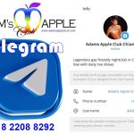 Join us on Telegram - Adams Apple Club Chiang Mai. You are welcome to make a reservation on Telegram. Or call us or send us a message.