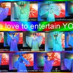 First pre-Christmas Ladyboy show - What a lovely reindeer visits our gay bar in Chiang Mai, with lovely greetings from Santa Claus