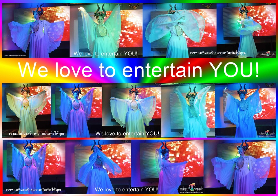 First pre-Christmas Ladyboy show Adams Apple Club Chiang Mai