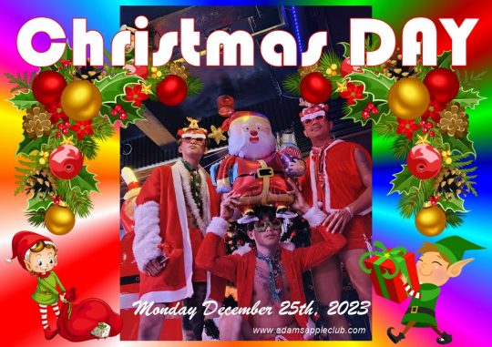 Christmas DAY 2023 We would be very happy if you celebrated Christmas DAY with us this year at the Adams Apple Club in Chiang Mai.
