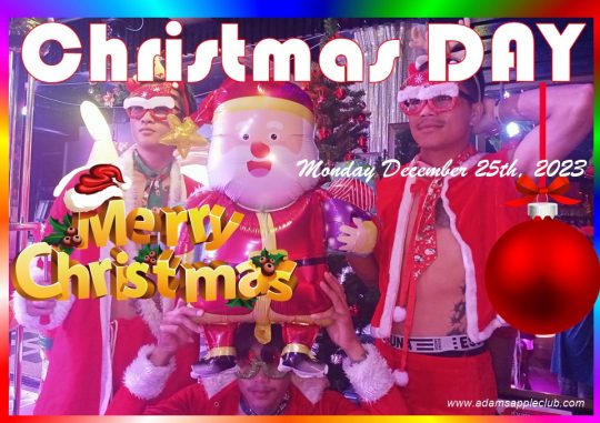 Christmas DAY 2023 We would be very happy if you celebrated Christmas DAY with us this year at the Adams Apple Club in Chiang Mai.
