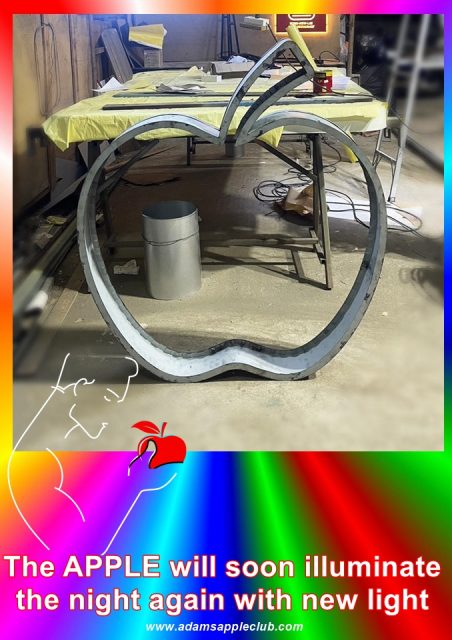 New APPLE Logo - The APPLE will soon illuminate the night with light, we are looking forward to all our visitors from all over the world