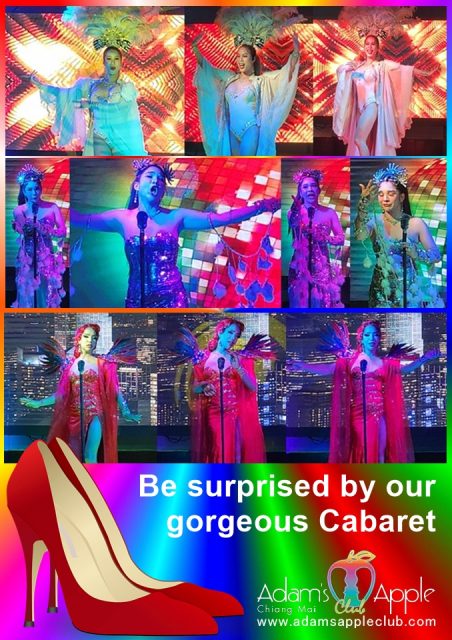 Gorgeous Showgirls Chiang Mai - Let yourself be enchanted by our gorgeous cabaret from the Adam's Apple Club