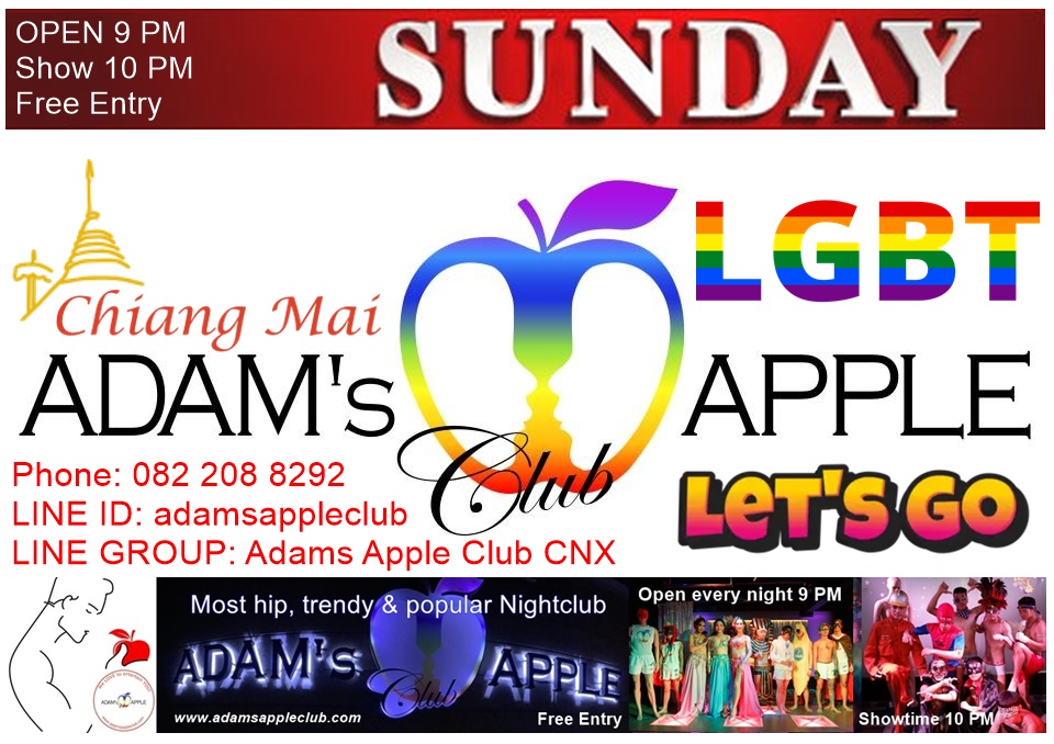 LGBT Venue Chiang Mai Adams Apple Club Thailand