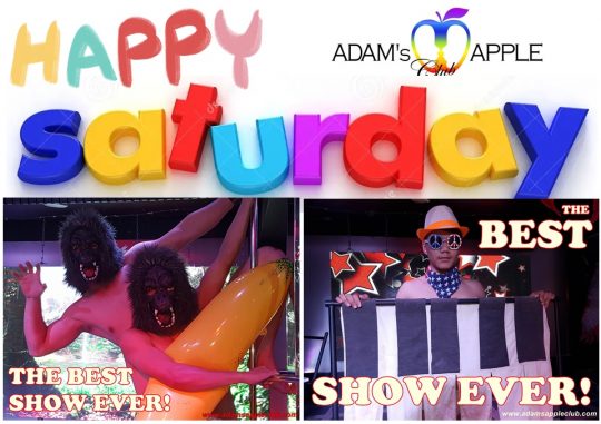 SATURDAY evening in Chiang Mai - Adam’s Apple Club most recommended LGBT Venue for a amazing and unforgettable Night Out in town