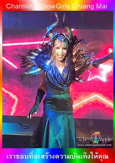 Charming ShowGirls Chiang Mai at Adams Apple Club, every evening at the legendary venue, attracting a mixed clientele of both straight and gay