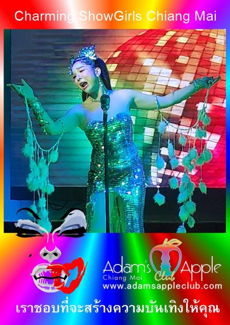 Charming ShowGirls Chiang Mai at Adams Apple Club, every evening at the legendary venue, attracting a mixed clientele of both straight and gay