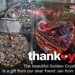Golden Crystal Apple is a gift from our dear friend Jan from Sweden, we thank you from the bottom of our hearts for the beautiful Apple
