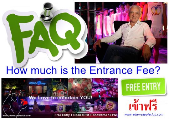Free Entry Gay Bar Adams Apple Club Chiang Mai Admission is of course free, you will be served cool drinks in a very pleasant atmosphere