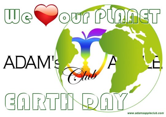 Earth Day 2024 CNX we love our planet Adams Apple Club. Let yourself be surprised. We look forward to your visit.