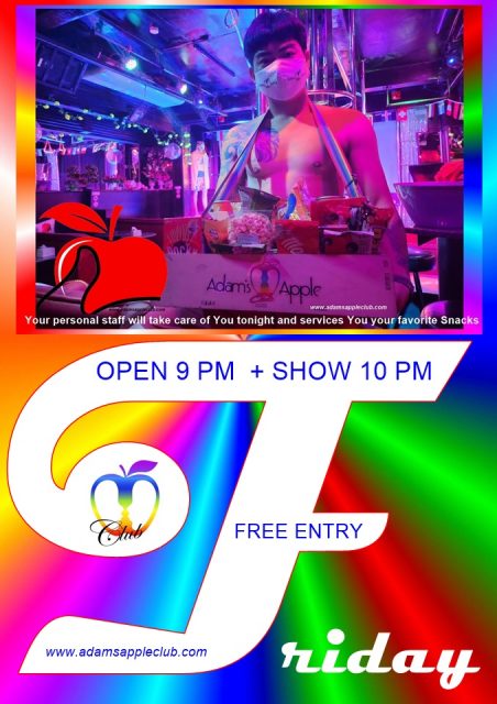 Friday Nightlife Chiang Mai … at Adams Apple Club LGBT Venue. Definitely a Friday Night you will remember.