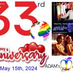 33rd Anniversary 2024 Adam's Apple Club Chiang Mai! We would love for you to celebrate this special anniversary with us.