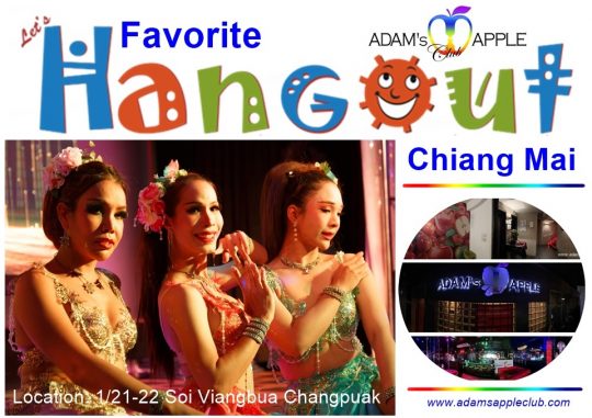 Favorite Chiang Mai Hangout Adams Apple Nightclub. Definitely a place where you will spend a great evening in Chiang Mai