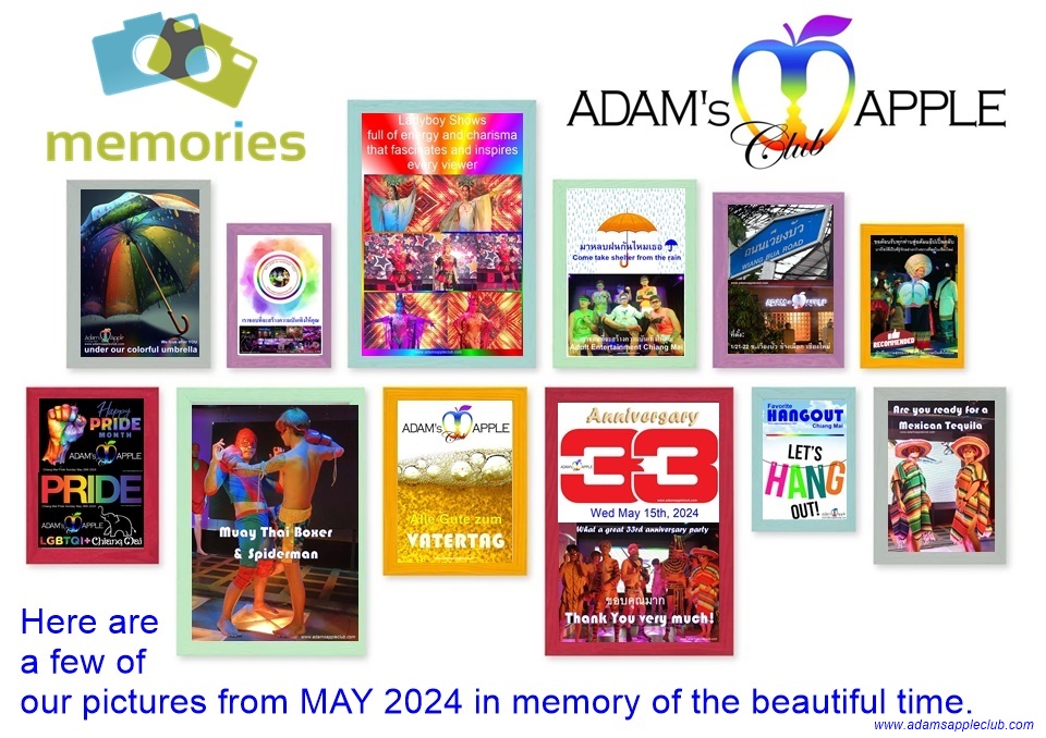 Memories MAY 2024 Adams Apple Club Chiang Mai