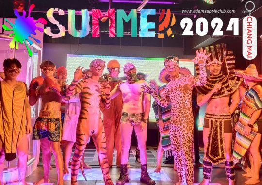 Chiang Mai Summer 2024… at the legendary Adams Apple Club. Summer in Chiang Mai is always an interesting time for LGBT people