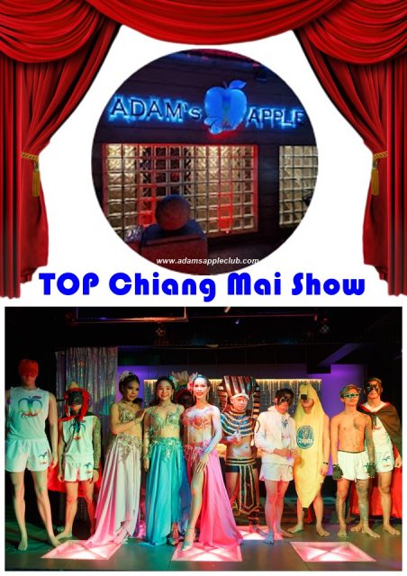 TOP Chiang Mai Show at Adams Apple Nightclub - Celebrate spectacular shows with us. We offer a fascinating show every night 10 PM