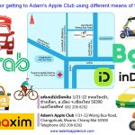 Transport Services Chiang Mai to Adams Apple Club, Options for getting to our gay friendly venue using different means of transport