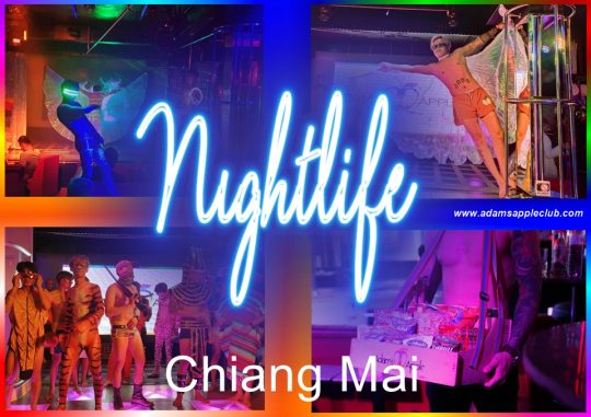 Explore Nightlife in Chiang Mai at the legendary Adams Apple Club. Definitely a venue You have to explore, and You will remember.