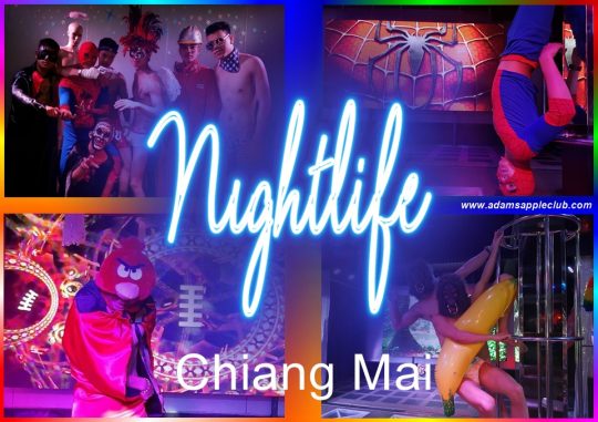 Explore Nightlife in Chiang Mai at the legendary Adams Apple Club. Definitely a venue You have to explore, and You will remember.