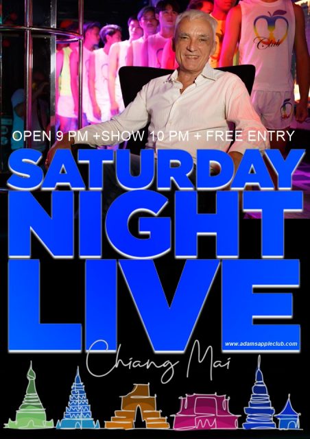 Saturday Night Live in Chiang Mai at Adams Apple Club. This NIGHTCLUB is a favorite place for spending time, also a place for entertainment