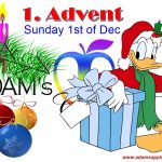 1st Advent 2024, Sunday 1st, December Adams Apple Club. We wish all our friends around the world HAPPY 1st Advent 2024!