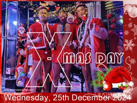 X-Mas DAY 2024 PARTY Wednesday, 25th December Funny not-so-serious shows for laughs and lots of fun in an unforgettable evening.