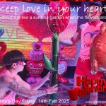 Valentine's Day 2025 Adams Apple Club Chiang Mai Keep love in your heart. A life without it is like a sunless garden when the flowers are dead