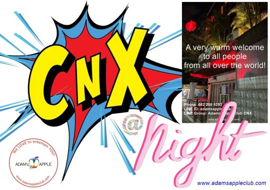 CNX @ Night 2025 Thailand Entertainment Adams Apple Club. Discover fun things to do in Chiang Mai: visit our amazing gay friendly Show Bar