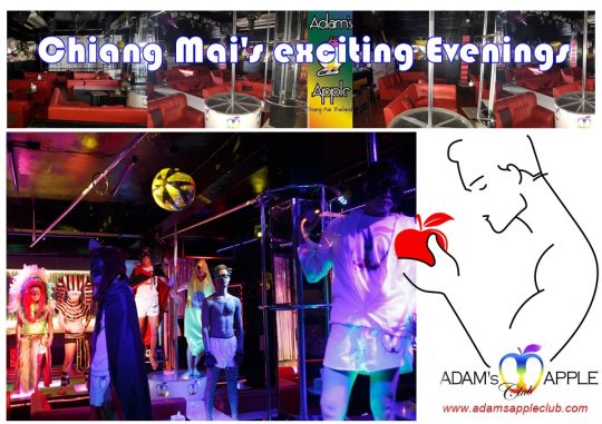 Chiang Mai's exciting evenings Adams Apple Club is lively and diverse, friendly and open to every visitor from all over the world.