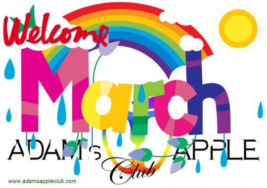 Welcome March 2025 Adams Apple Club Chiang Mai Thailand. We look forward to your visit to our gay friendly Nightclub.