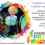 Together we pride Together we rise Chiang Mai PRIDE 2025. Adams Apple Club extends a warm welcome to all visitors at this year's Pride 2025