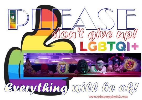 PLEASE COME IN! DON'T QUIT and Never Give Up! Adams Apple Club Chiang Mai from 9pm to midnight Come and enjoy with us.