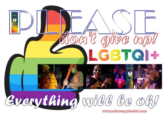 PLEASE COME IN! DON'T QUIT and Never Give Up! Adams Apple Club Chiang Mai from 9pm to midnight Come and enjoy with us.