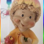 Mascot Adams Apple Club in Chiang Mai Thailand.Cute Apple Boy - our lucky charm from Adam's Apple Club in Chiang Mai.