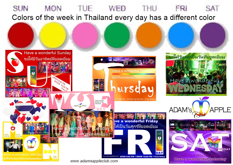 Interesting Thai Colors Of The Week Photos