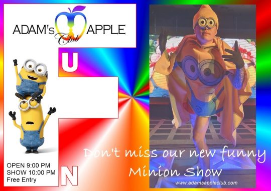 New Funny Minion Show at Adam's Apple Club Chiang Mai. We cordially invite you to experience this new performance in our nightclub.